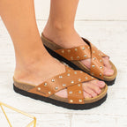 Sandalias de piel - Mujer