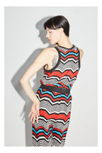 Top Marika Zigzag - Rojo