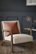 Slub Sixtine - Coussin Déhoussable - Coton - Terracotta