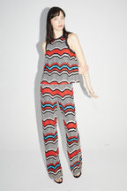 Top Marika Zigzag - Rojo