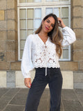 Blouse brodée Juliette