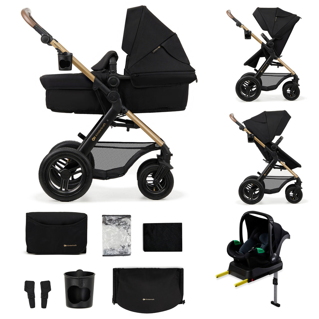 4-in-1 Multifunctional Stroller Moov 2 Air Black