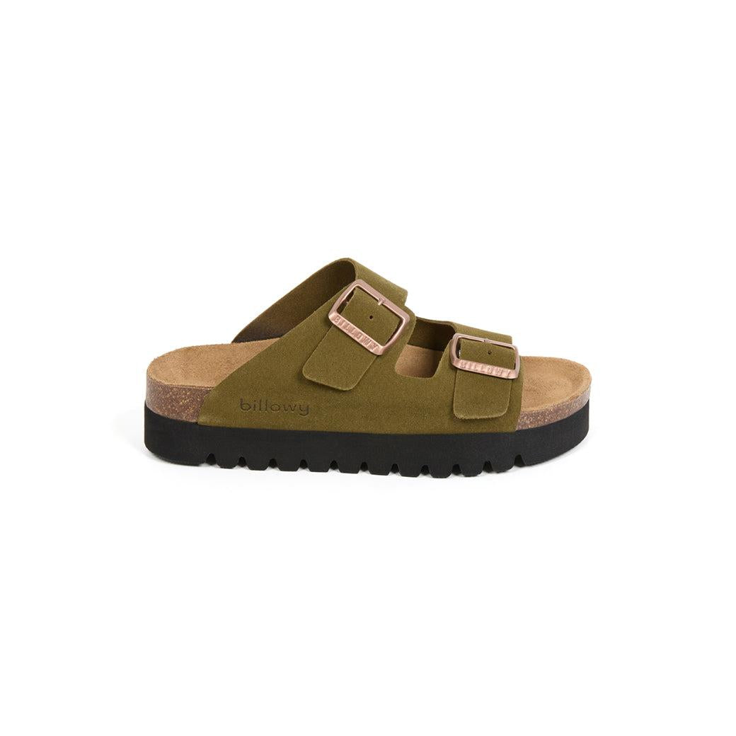 Khaki Sandals - Women