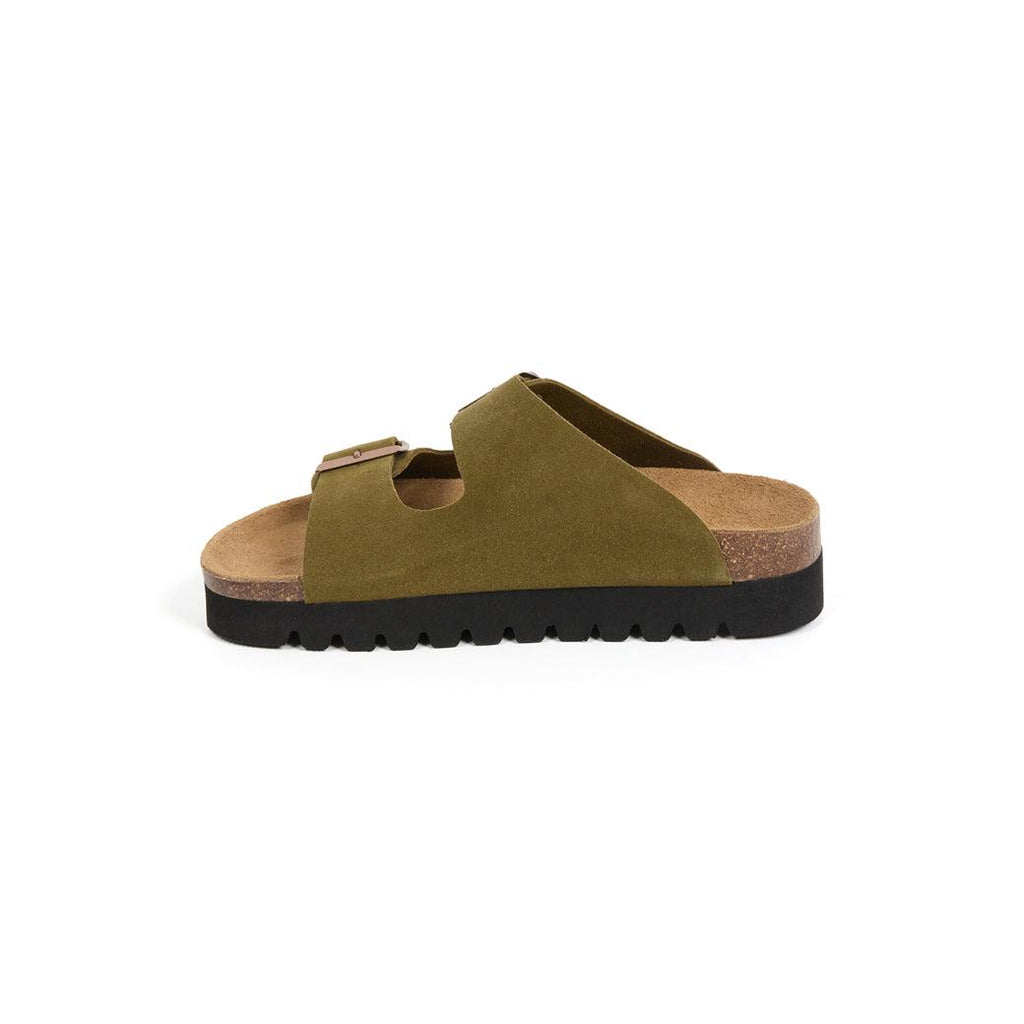 Khaki Sandals - Women