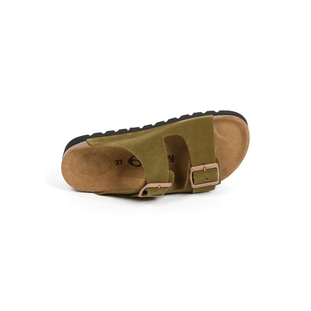 Khaki Sandals - Women
