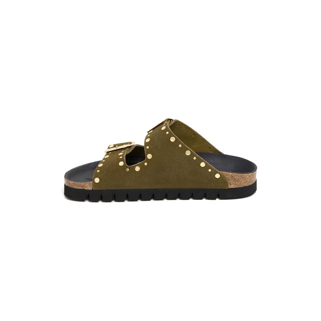 Khaki Sandals - Women