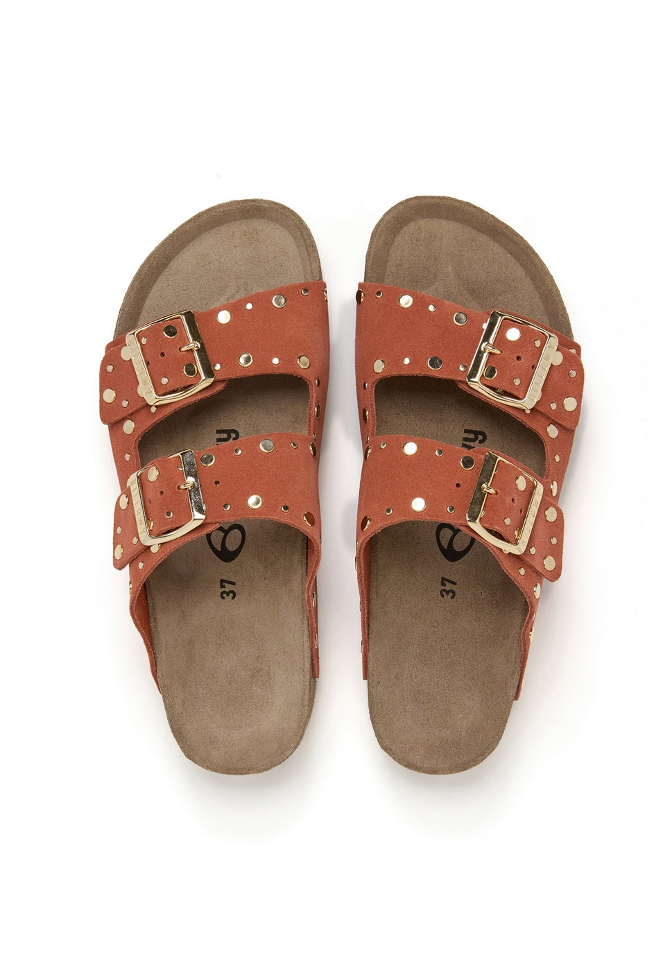 Sandalias naranjas - Mujer
