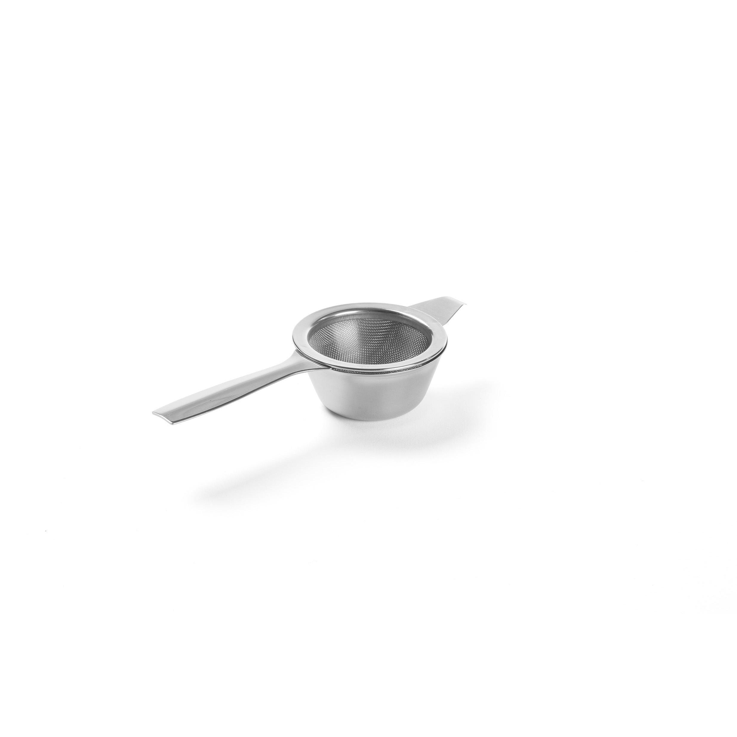 Tea Strainer with Handle and Drip Tray