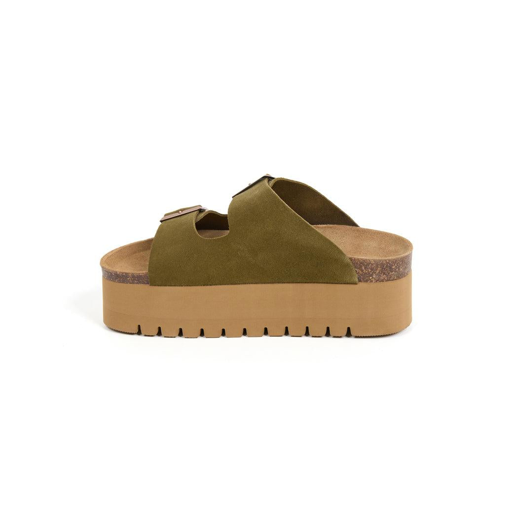 Sandales Kaki - Femme