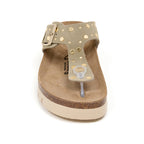 Khaki Sandals - Women