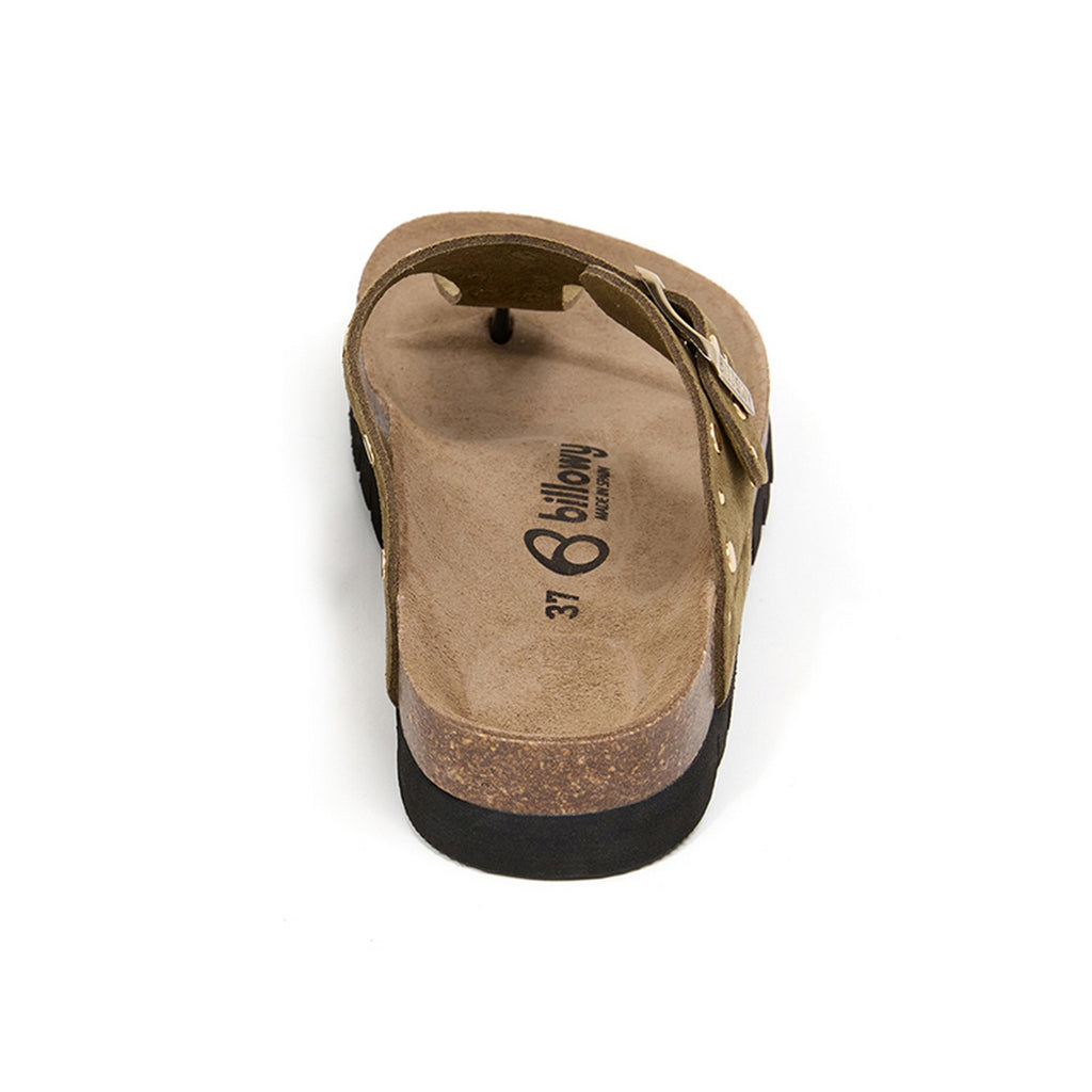 Sandalias caqui - Mujer