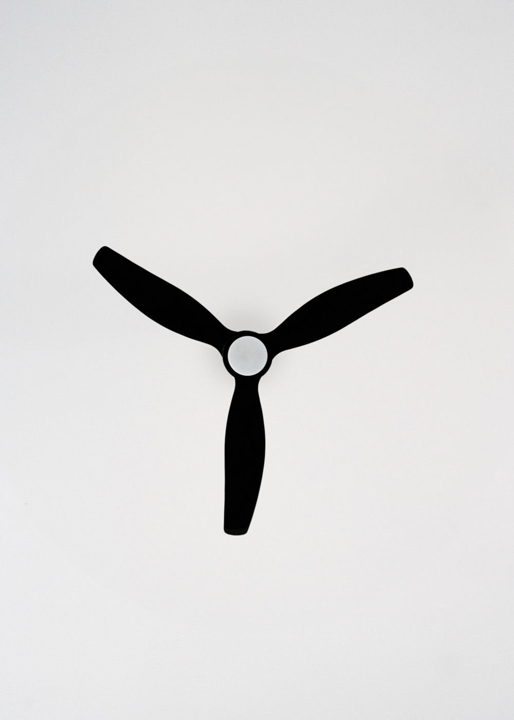 Wind Stylance Natural Wood - Ventilateur De Plafond 40W Silencieux 100% Bois - Noir