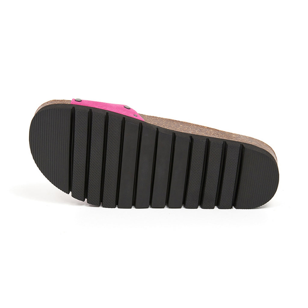 Sandalias fucsia - Mujer