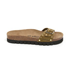 Sandalias caqui - Mujer