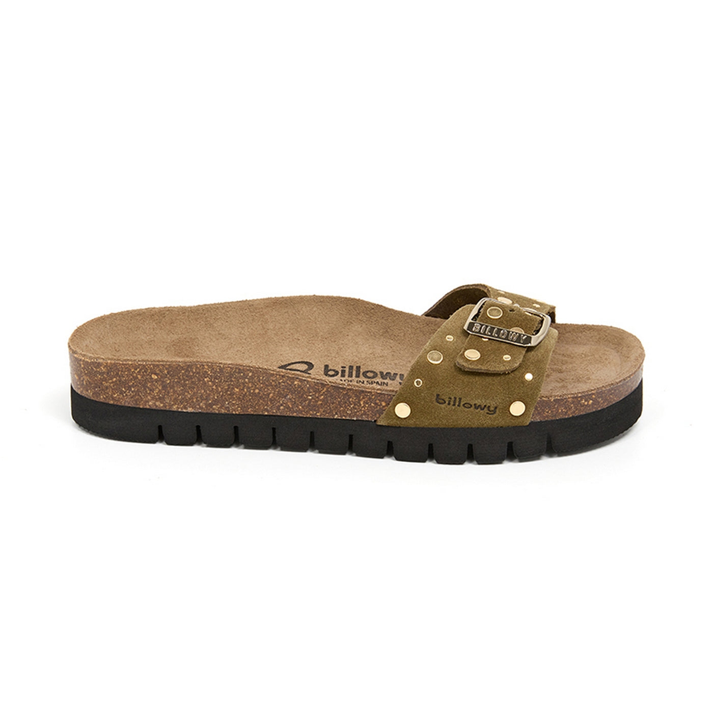 Sandalias caqui - Mujer
