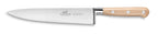 De Buyer – Idéal Brocéliande - Couteau À Découper Forgé - Inox - Hêtre, couteau de cuisine avec une lame en acier et un manche en bois clair