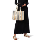 Chloe - Cabas Woody Medium - Femme - Beige