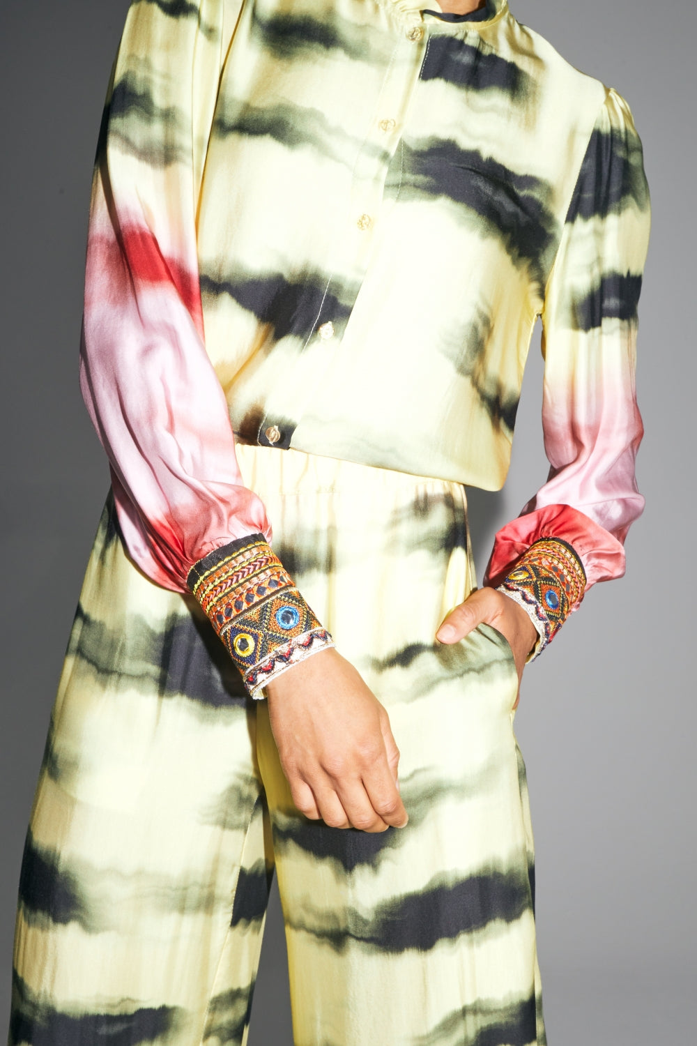 The Darline Funky Tie And Dye Print Shirt