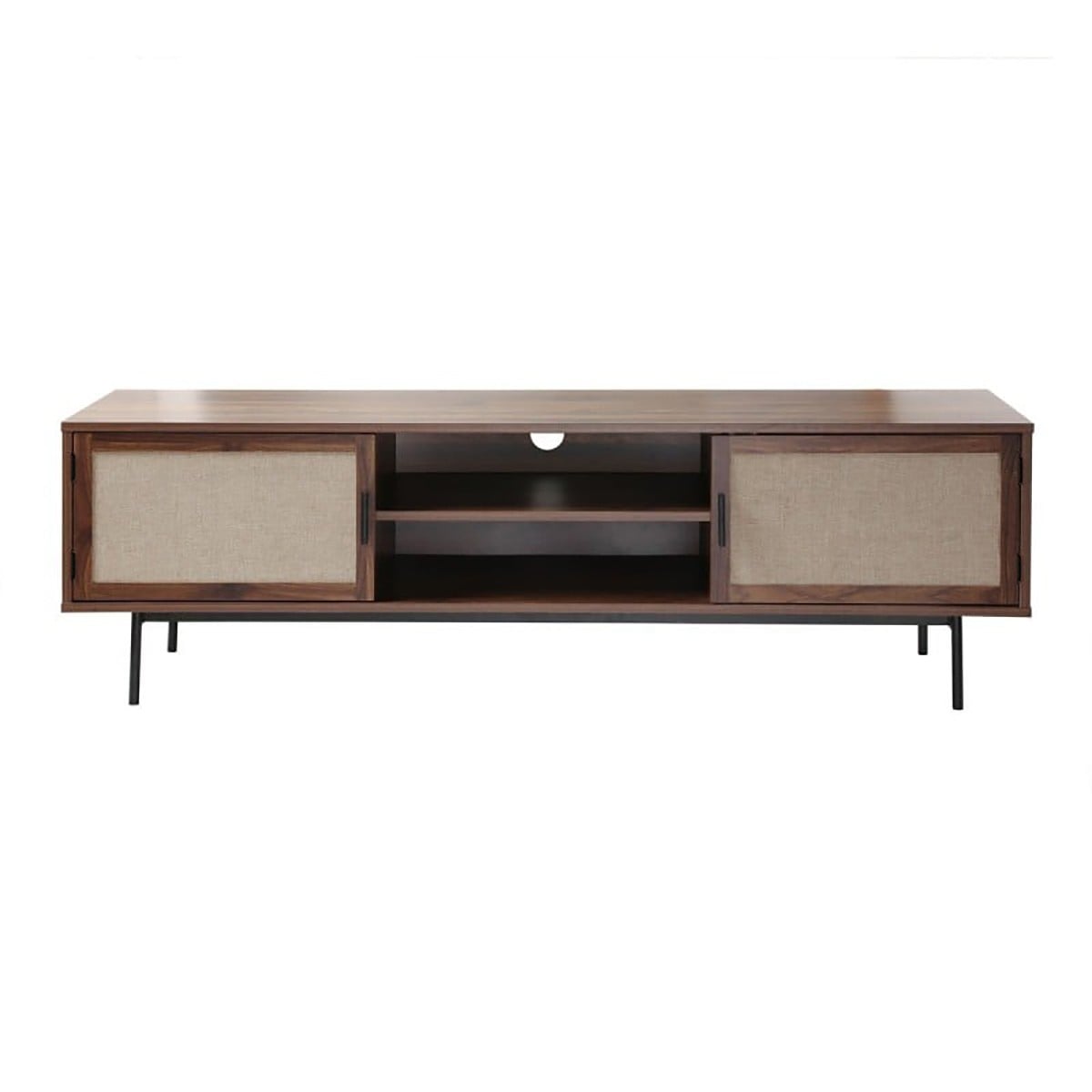 Jetson - Mueble de TV - Tela y nogal