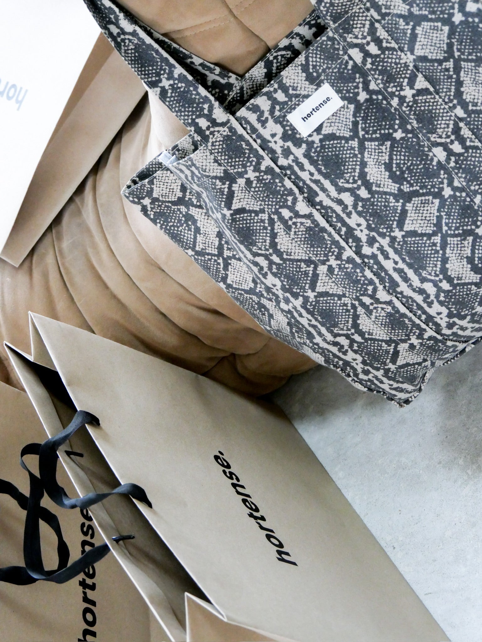 Bolso Shopping Hortense Pitón