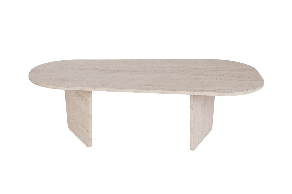 Ovalis - Coffee Table - Travertine