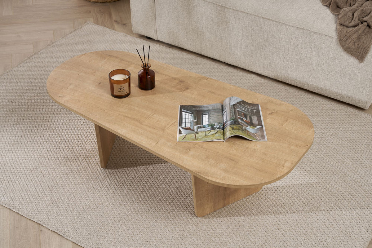 Ovalis - Coffee Table - Oak