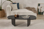 Ovalis - Coffee Table - Black Wood