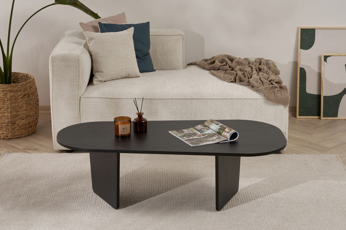 Ovalis - Coffee Table - Black Wood