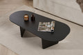 Ovalis - Coffee Table - Black Wood