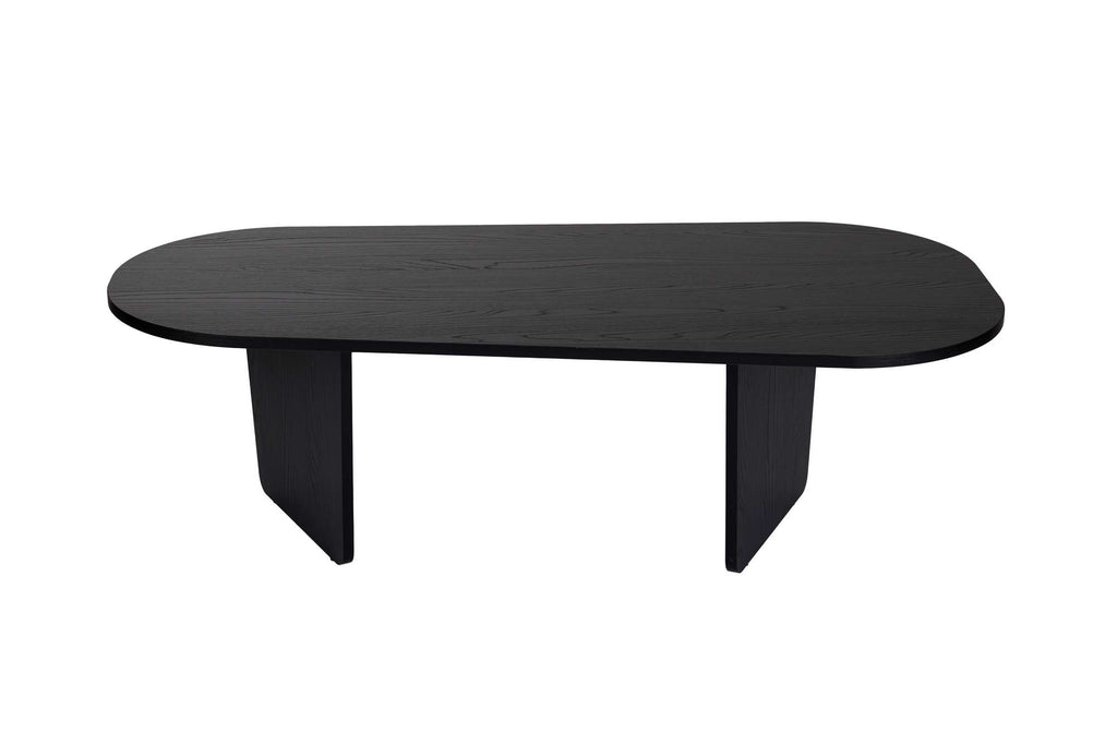 Ovalis - Coffee Table - Black Wood
