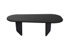 Ovalis - Coffee Table - Black Wood