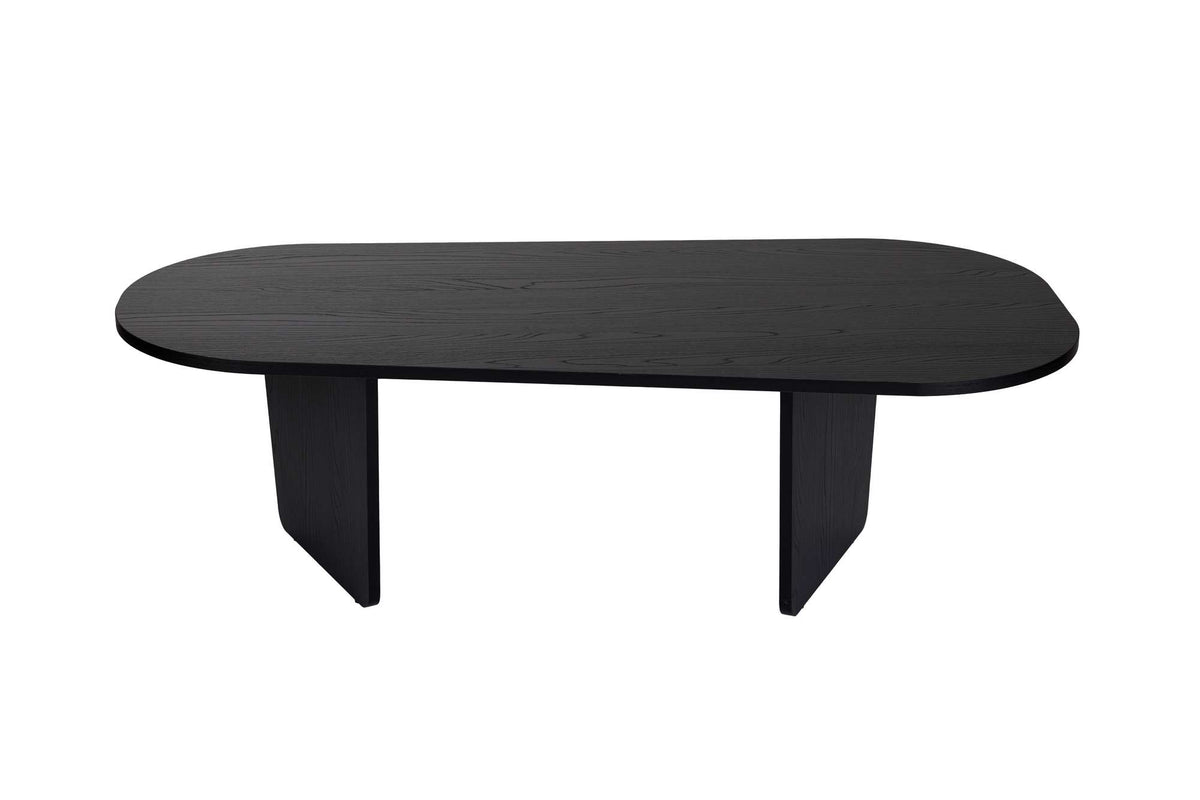 Ovalis - Coffee Table - Black Wood