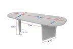Ovalis - Coffee Table - Black Wood