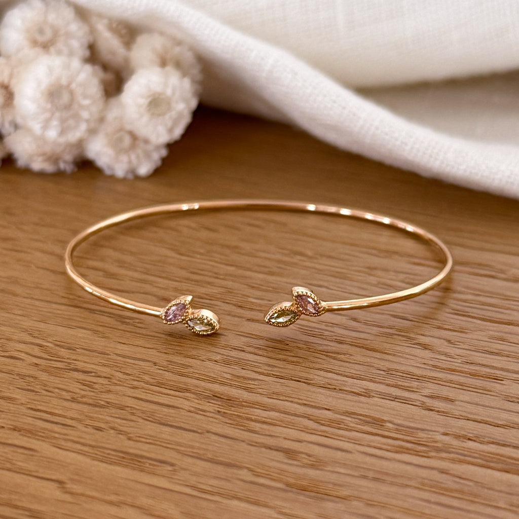 Brazalete Jasna - Chapado en Oro