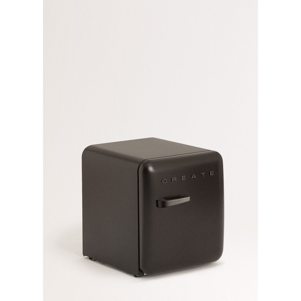 Retro Fridge 48L - Réfrigérateur Rétro - Noir Poignées Noires