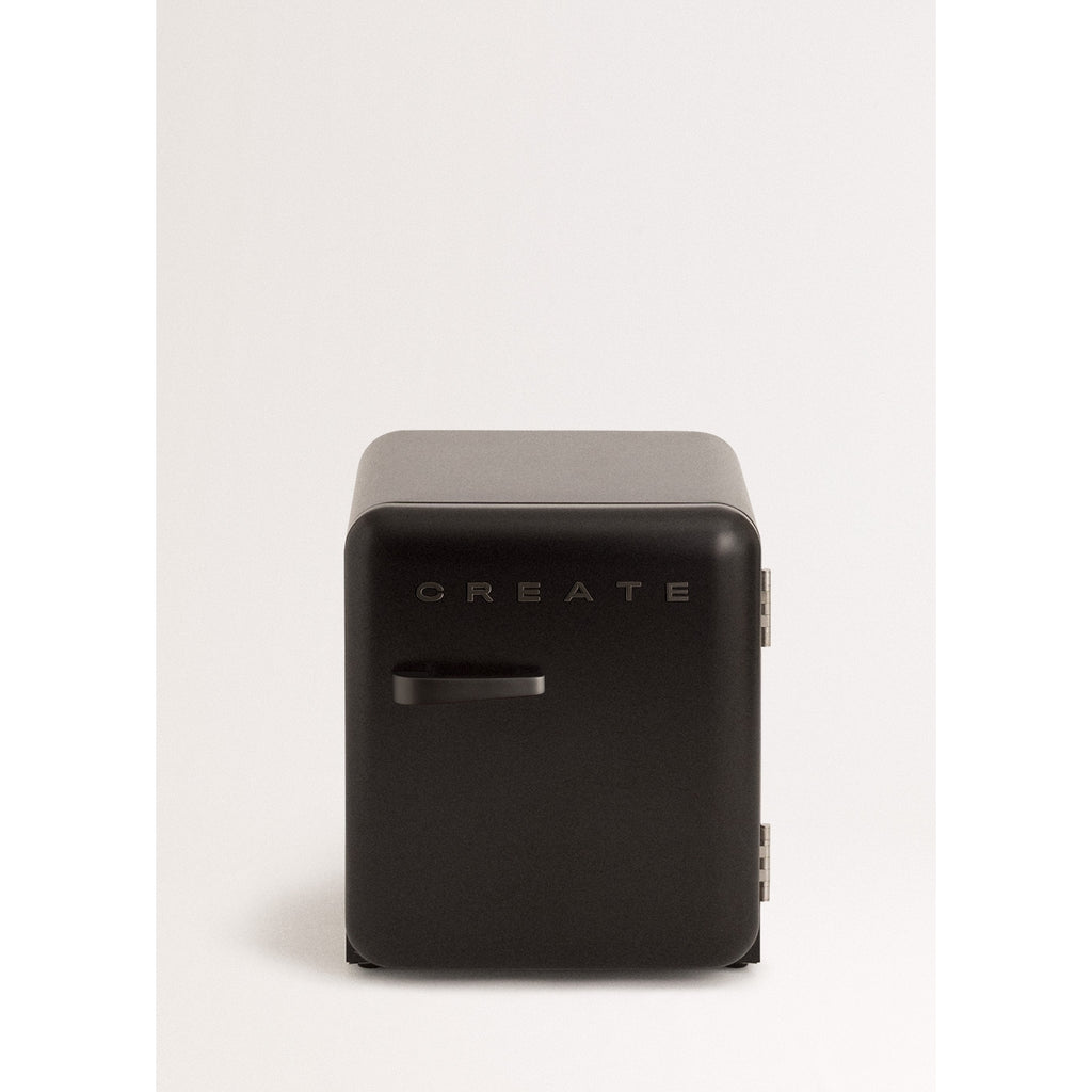 Retro Fridge 48L - Réfrigérateur Rétro - Noir Poignées Noires