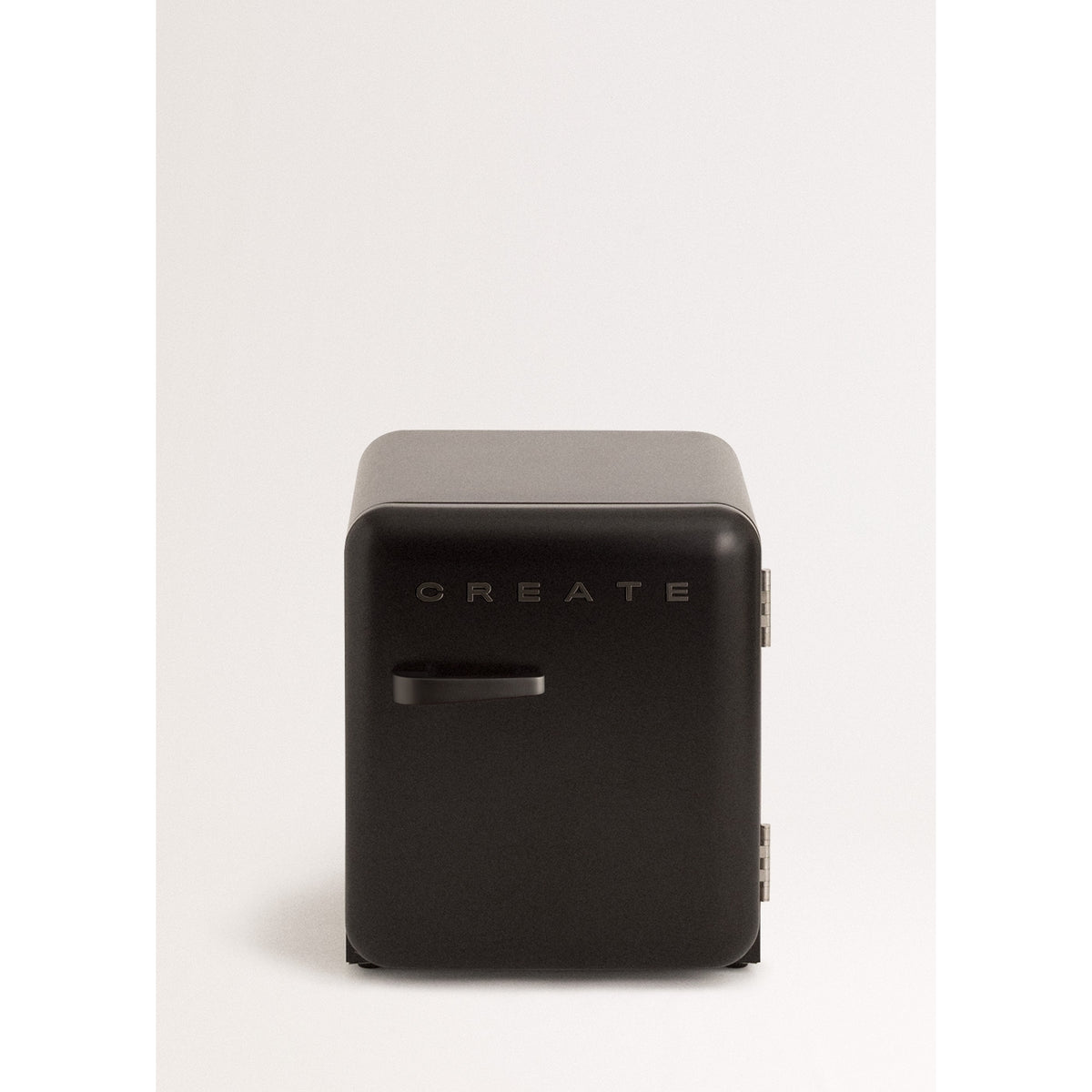 Retro Fridge 48L - Réfrigérateur Rétro - Noir Poignées Noires