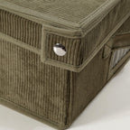 Caja de almacenamiento - Pana - Caqui