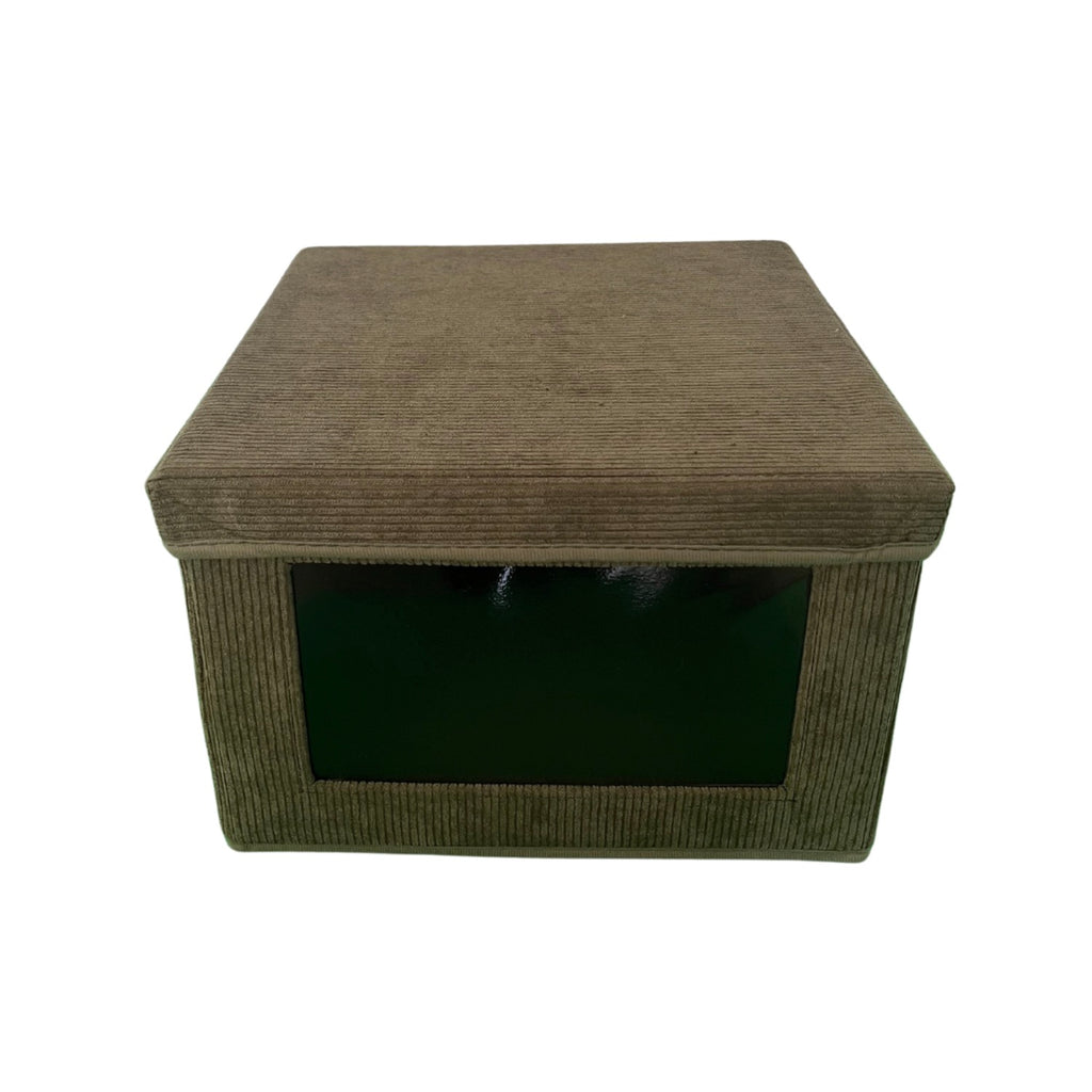 Caja de almacenamiento - Pana - Caqui