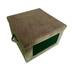 Caja de almacenamiento - Pana - Caqui
