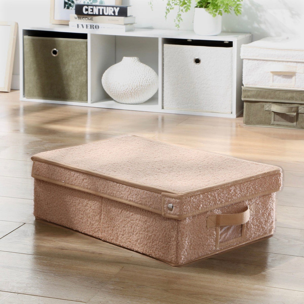 Caja de almacenamiento - Tela - Beige