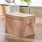 Caja de almacenamiento - Tela - Beige