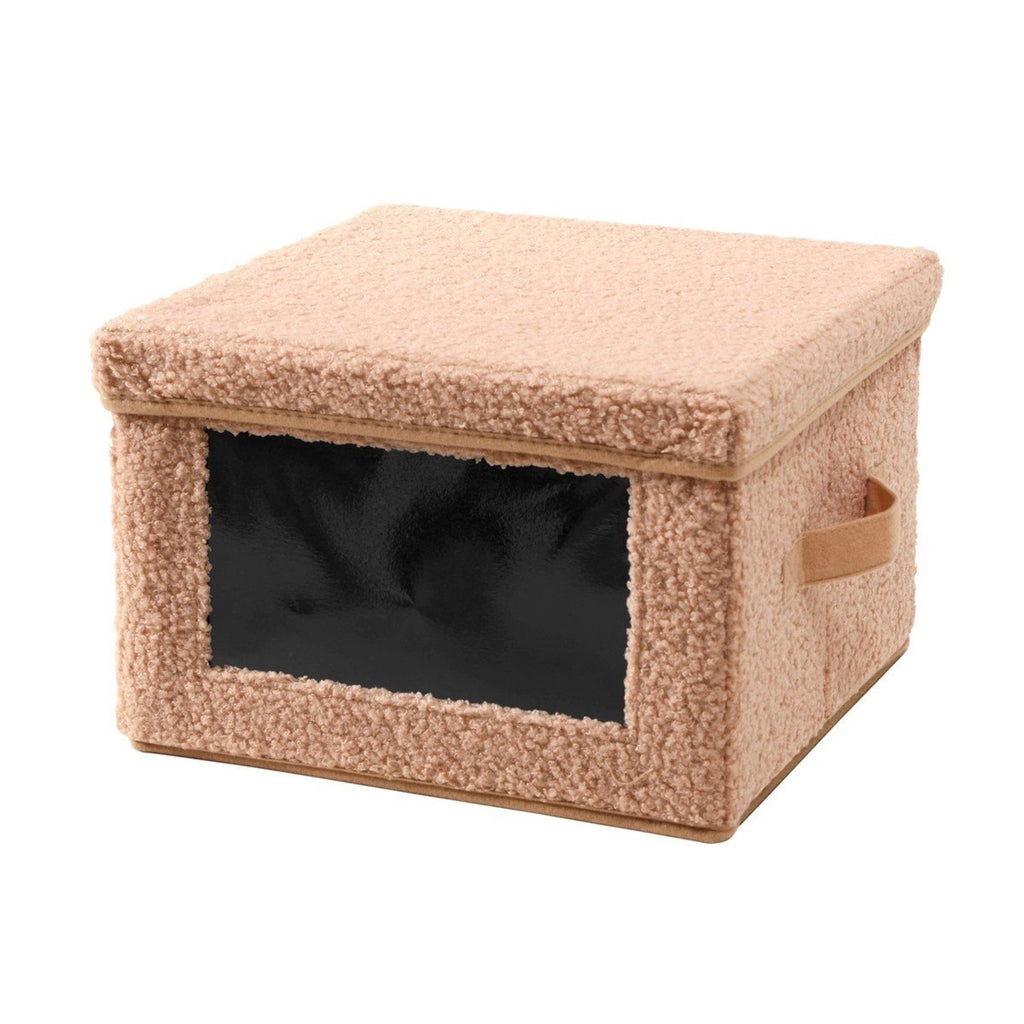 Boîte De Rangement - Tissu - Beige