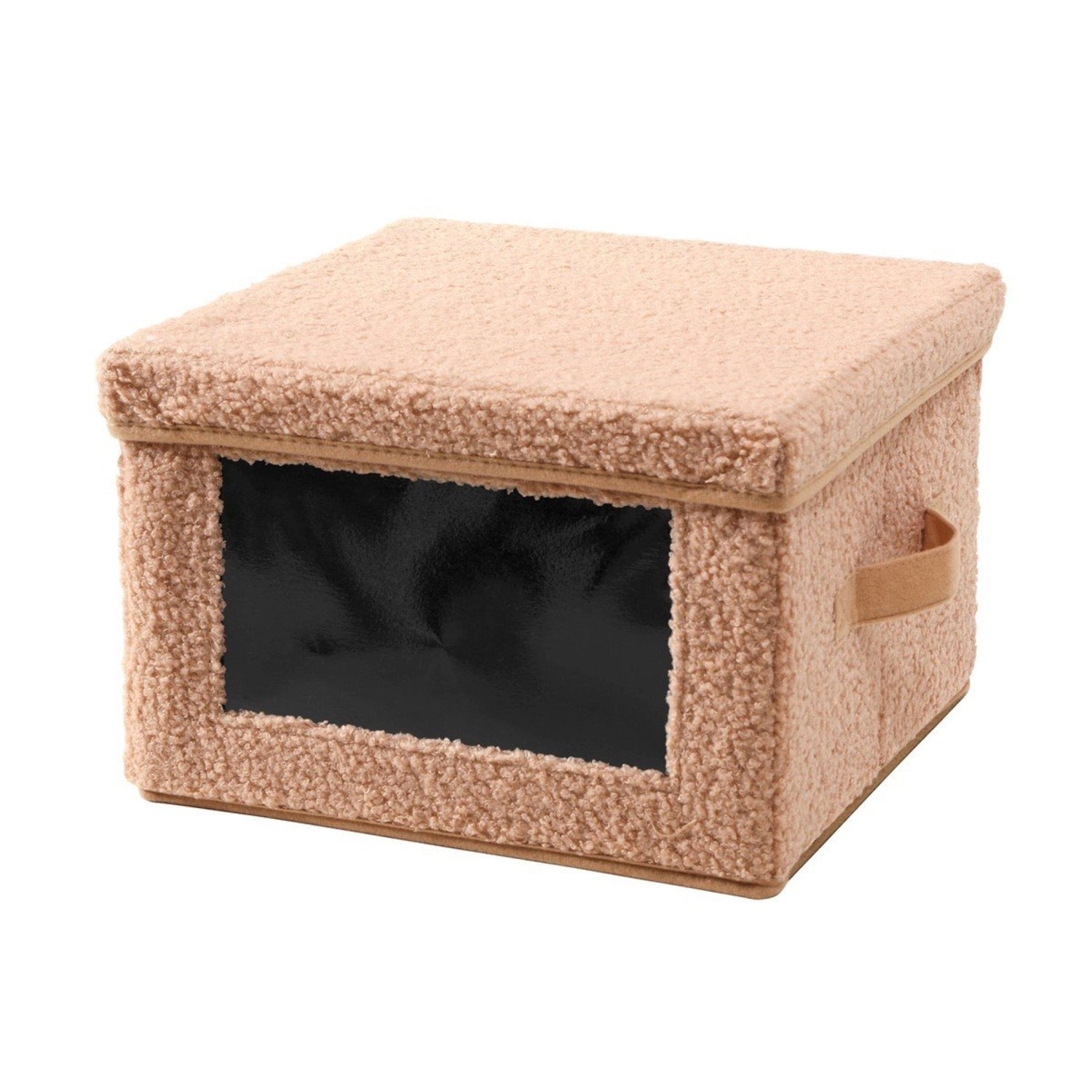 Boîte De Rangement - Tissu - Beige