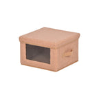 Boîte De Rangement - Tissu - Beige