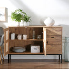 Jaya - Buffet 3 Tiroirs / 2 Portes - Rotin