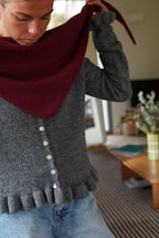 Max Bordeaux Knit Scarf