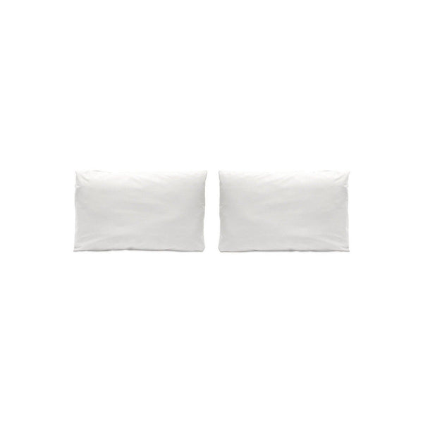 Fundas de Almohada Lisas - Pure - 100% Percal de Algodón - Blanco