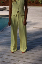 Pantalon Droit Maya - Jaune