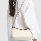 Toteme - Pochette T-Lock Leather - Femme - Cream